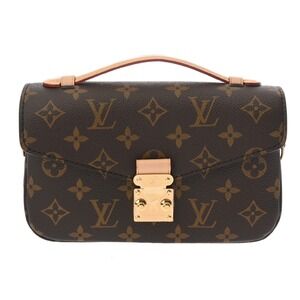 Louis Vuitton Monogram Metis EW Pochette Brown Canvas Handbag